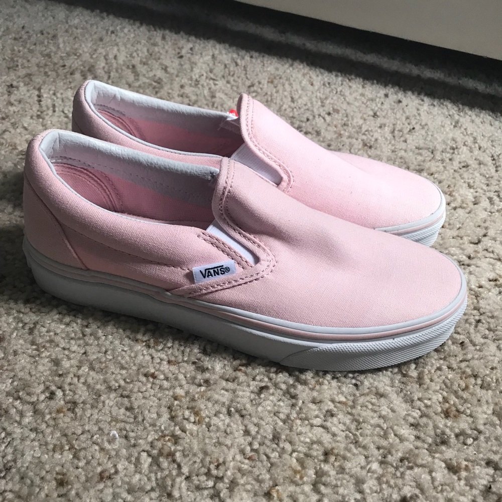 Pink Slip-On Vans